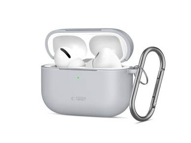 Tech-Protect Silicone Hook Case for AirPods Pro - Gray Tech-Protect Silicone Hook Case for AirPods Pro - Gray