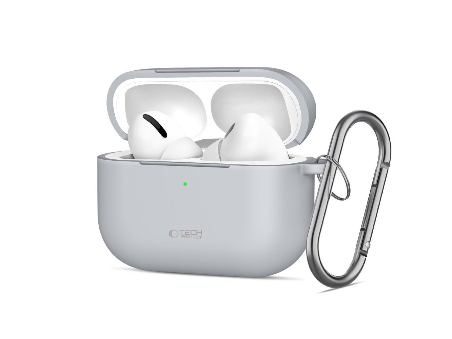 Tech-Protect Silicone Hook Case for AirPods Pro - Gray