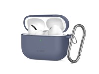 Tech-Protect Silicone Hook Case for AirPods Pro - Blue Tech-Protect Silicone Hook Case for AirPods Pro - Blue
