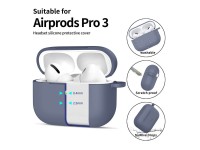 Tech-Protect Silicone Hook Case for AirPods Pro - Blue Tech-Protect Silicone Hook Case for AirPods Pro - Blue
