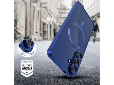 Tech-Protect MagFlex MagSafe Case for Samsung Galaxy S25 FE - Navy Blue Tech-Protect MagFlex MagSafe Case for Samsung Galaxy S25 FE - Navy Blue