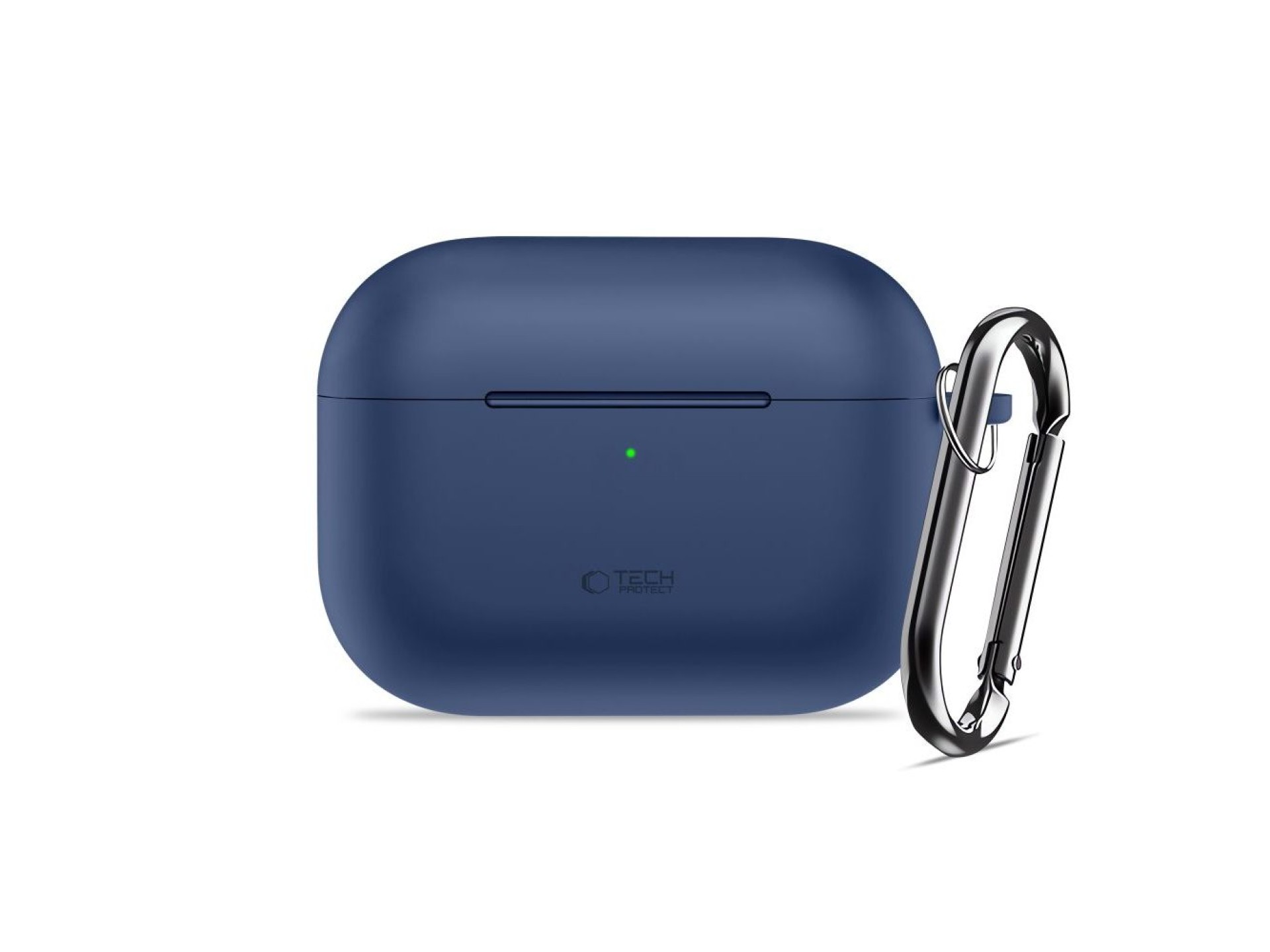 Capa de silicone Tech-Protect com gancho para AirPods Pro - Azul Marinho