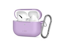 Tech-Protect Silicone Hook Case for AirPods Pro - Purple