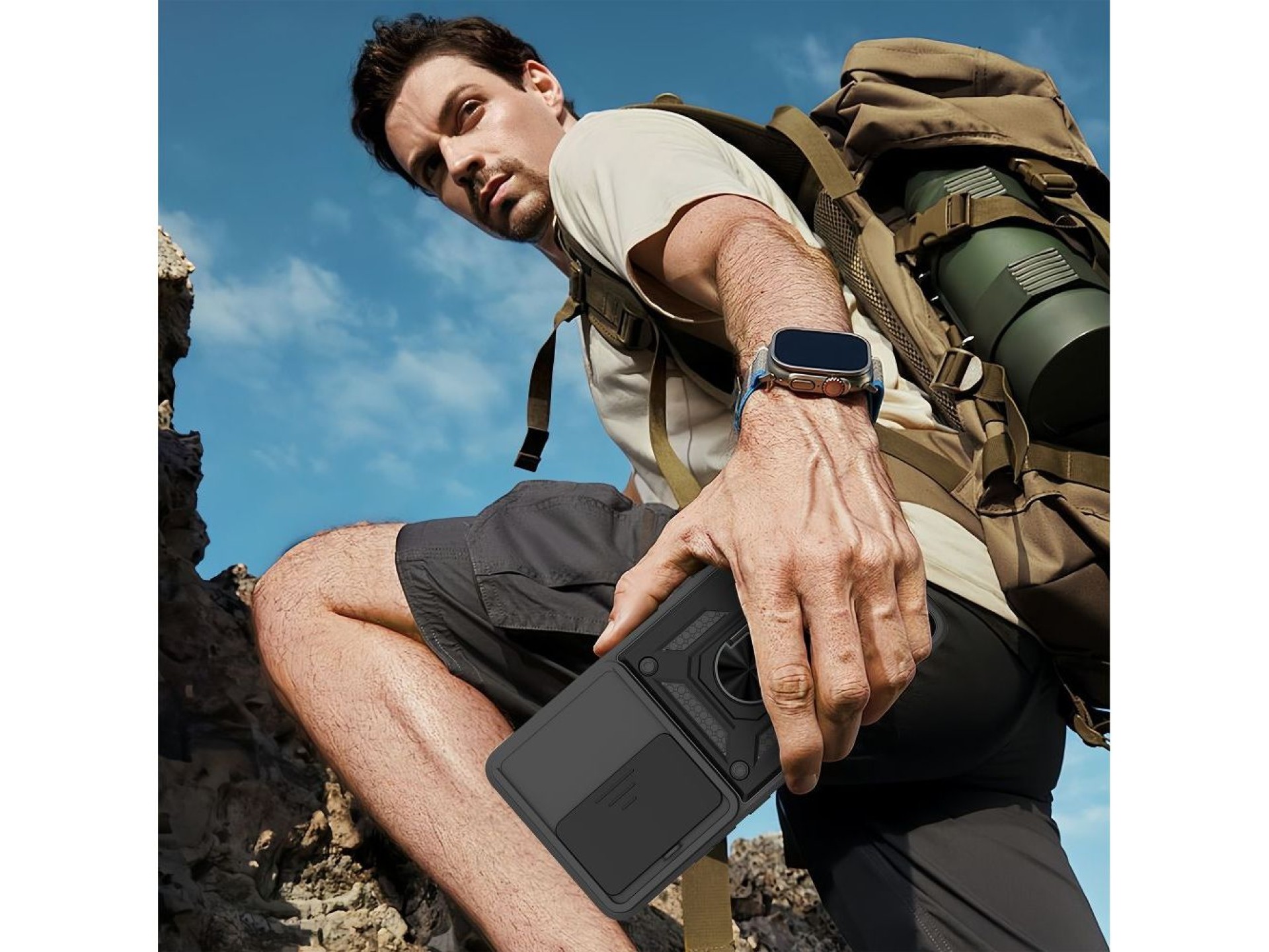 Capa Tech-Protect CamShield Pro para Xiaomi Redmi 15 4G/5G - Preta