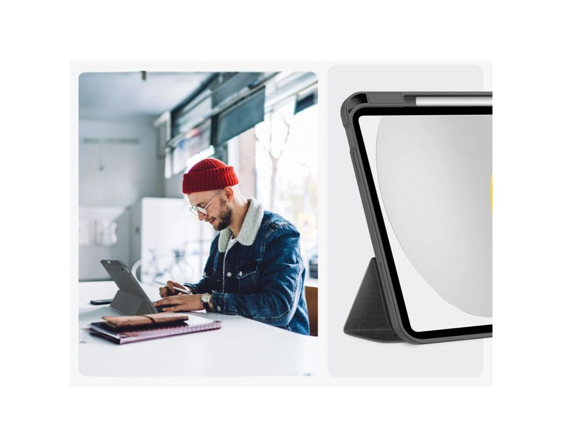Funda Tech-Protect SC Pen Canvas para iPad 10.9” 2022 / iPad 11” 2025 - Gris