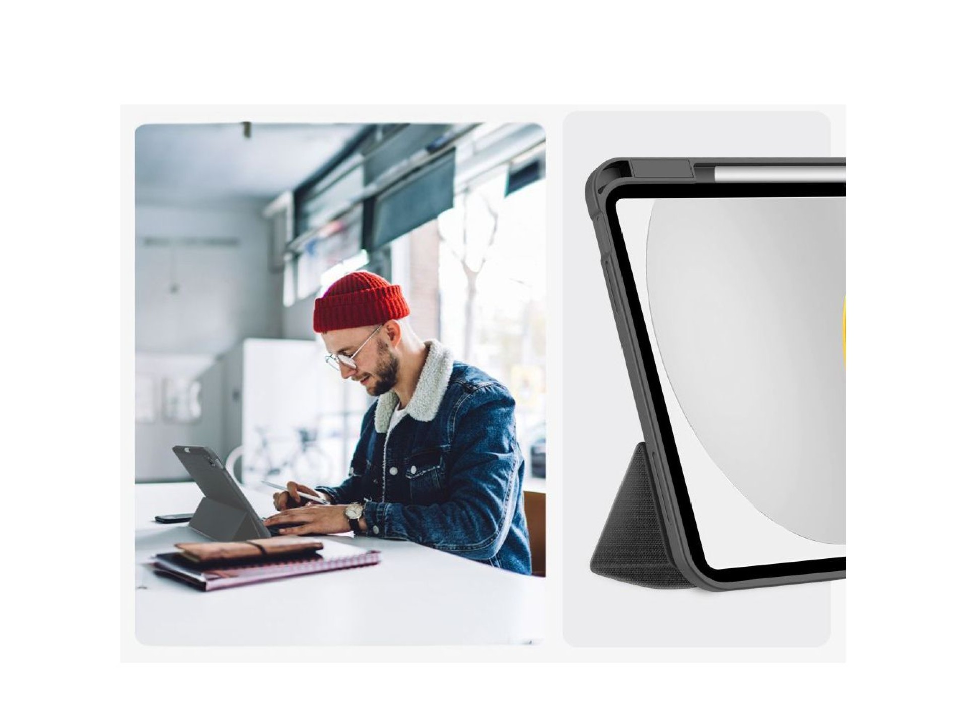 Funda Tech-Protect SC Pen Canvas para iPad 10.9” 2022 / iPad 11” 2025 - Gris
