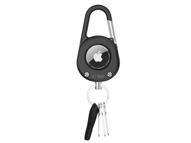 Estojo com mosquet�o Tech-Protect Slidelock para Apple AirTag 1/2 - Preto