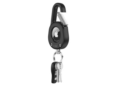 Estojo com mosquet�o Tech-Protect Slidelock para Apple AirTag 1/2 - Preto