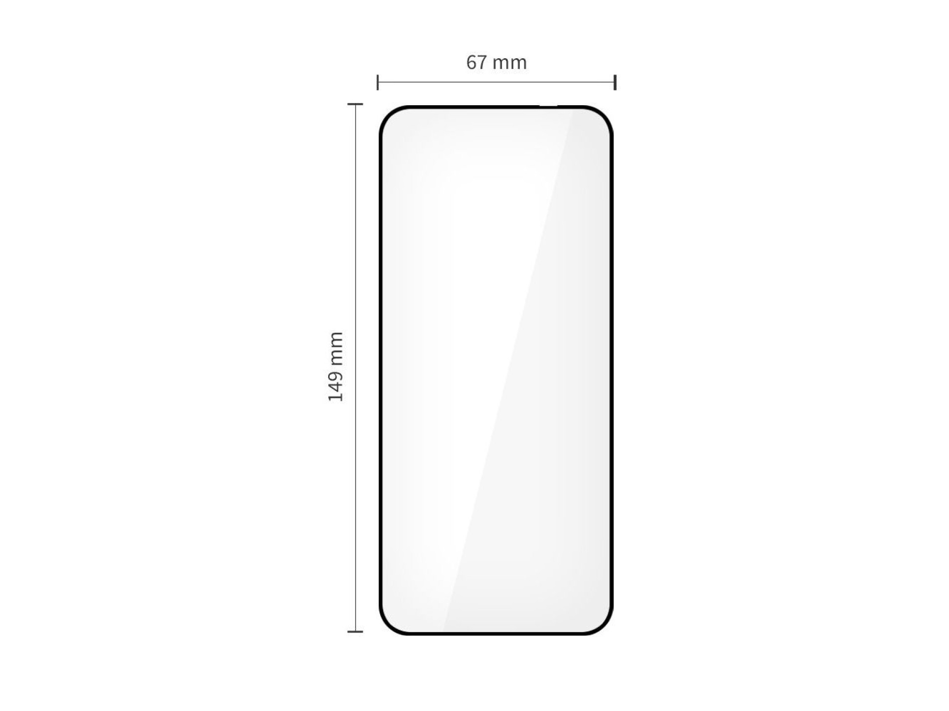 Kit com 2 películas de vidro temperado Tech-Protect Glass Fit+ para Motorola Edge 50 Neo / 60 Neo -