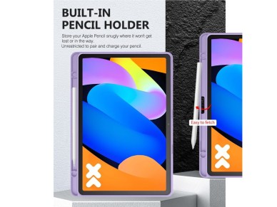 Capa protetora Tech-Protect SmartCase para Lenovo Idea Tab 11.0 TB-336 - Roxa