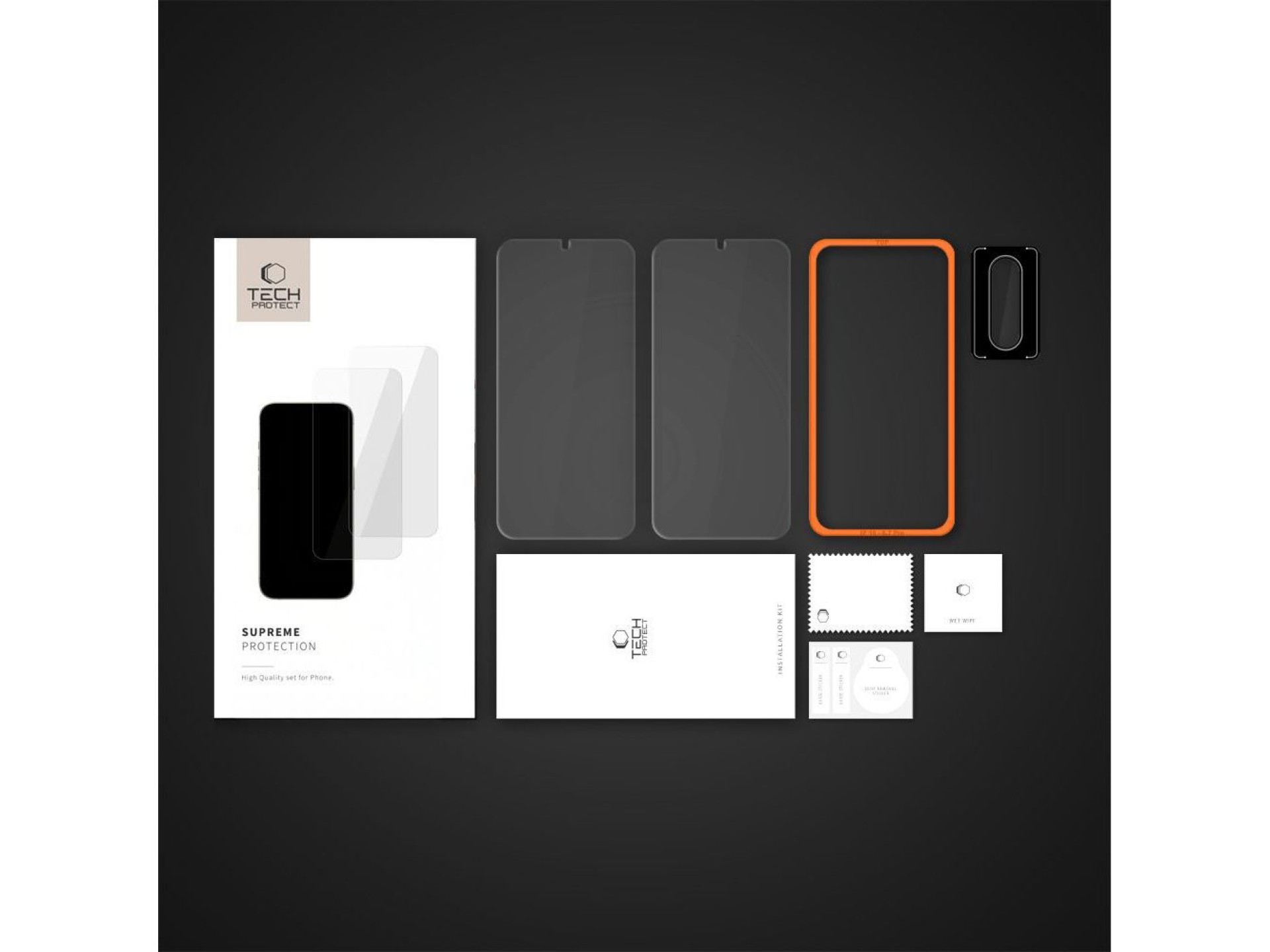 Tech-Protect Supreme Easy 3-pack Tempered Glass for Samsung Galaxy A17 4G / 5G