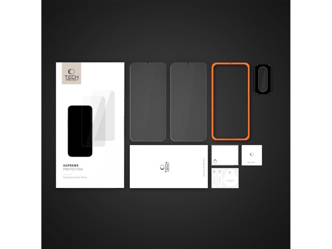 Tech-Protect Supreme Easy 3-pack Tempered Glass for Samsung Galaxy A17 4G / 5G