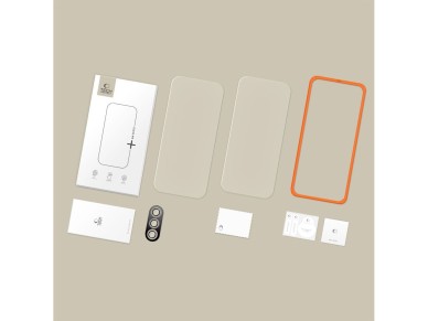 Tech-Protect Easy Set+ 3-pack tempered glass for Samsung Galaxy S25 FE - transparent Tech-Protect Easy Set+ 3-pack tempered glass for Samsung Galaxy S25 FE - transparent