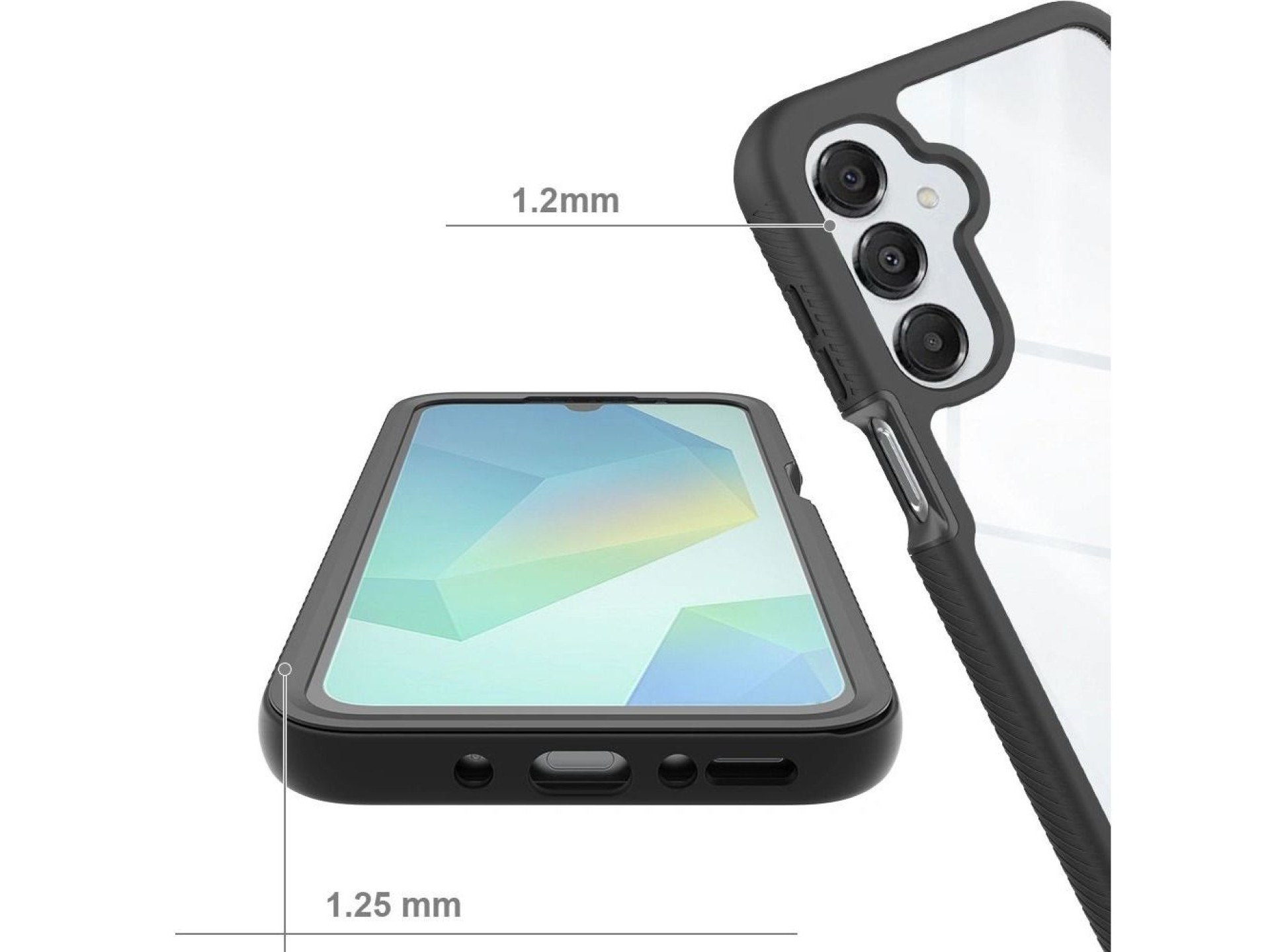 Tech-Protect Defense Case for Samsung Galaxy A17 4G / 5G - Black