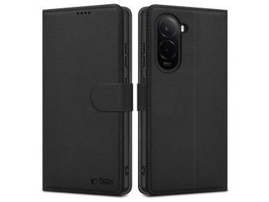 Funda tipo cartera Tech-Protect para Xiaomi Poco M7 - Negra Funda tipo cartera Tech-Protect para Xiaomi Poco M7 - Negra