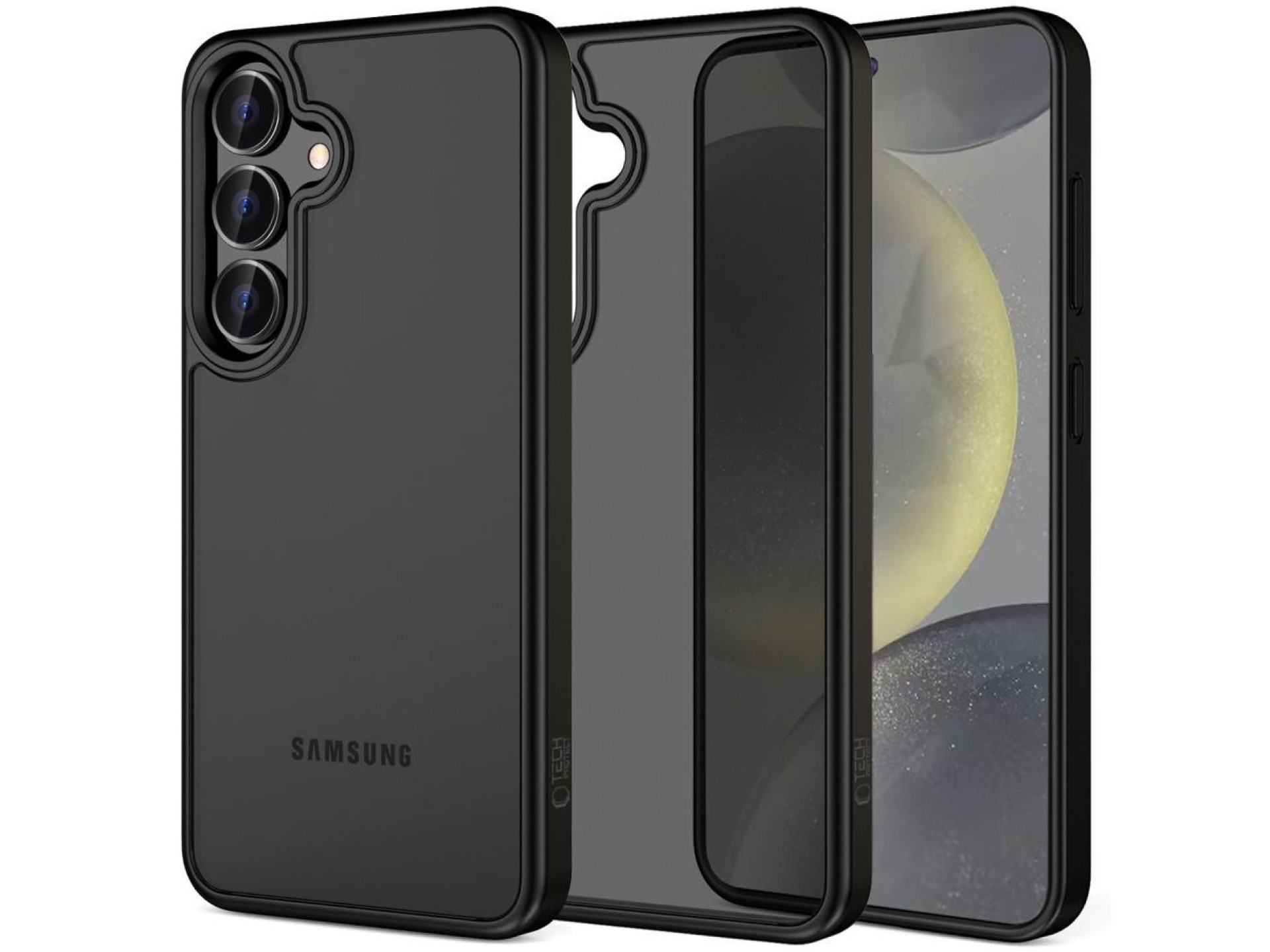 Funda Tech-Protect MagMat para Samsung Galaxy S25 FE - Negro mate