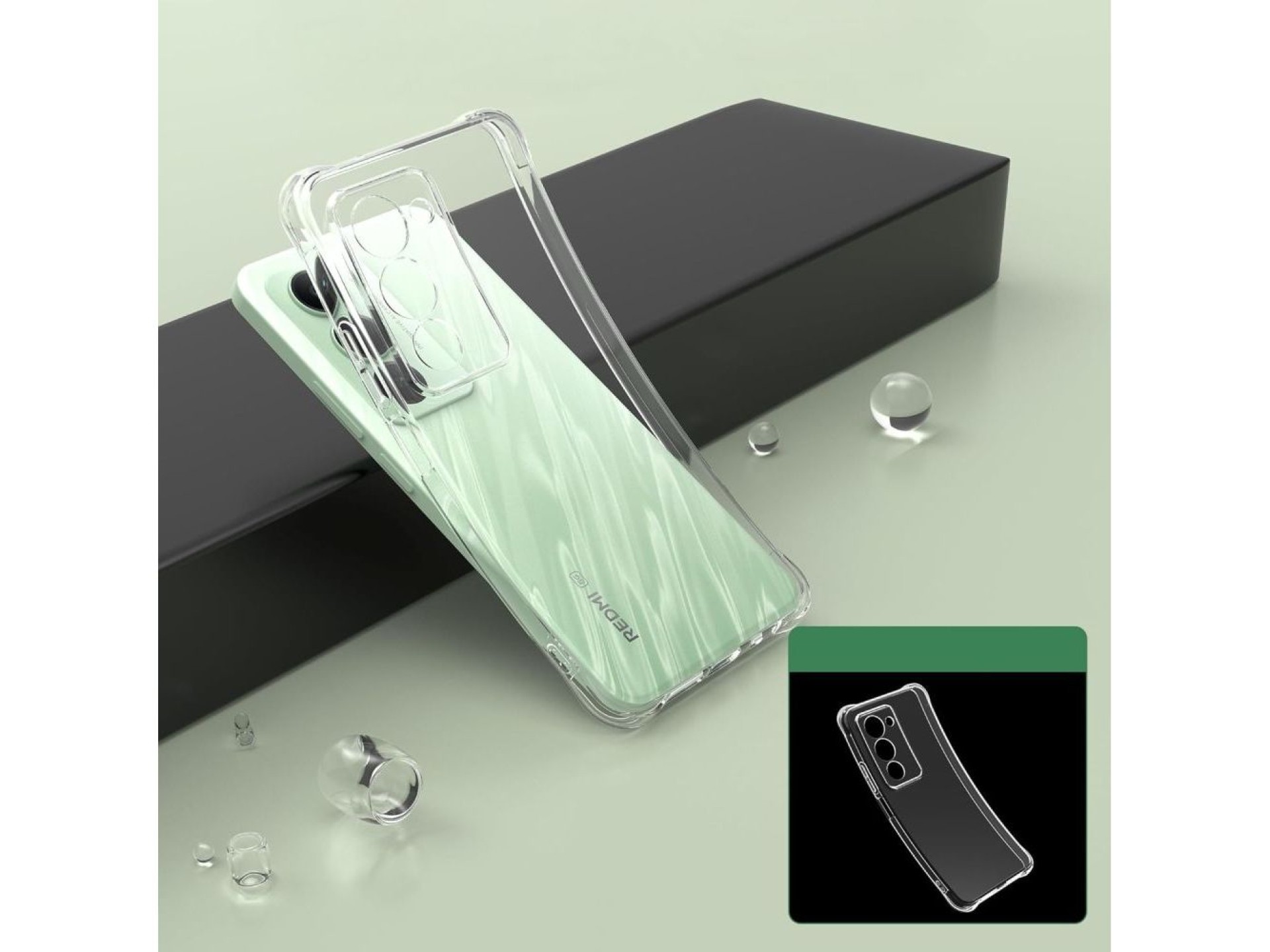 Capa Tech-Protect FlexAir para Xiaomi Redmi 15 4G/5G - Transparente