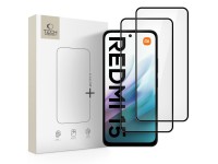 Tech-Protect Glass Fit+ 2-pack tempered glass for Xiaomi Redmi 15 4G / 5G - black Tech-Protect Glass Fit+ 2-pack tempered glass for Xiaomi Redmi 15 4G / 5G - black