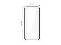 Tech-Protect Glass Fit+ 2-pack tempered glass for Xiaomi Redmi 15 4G / 5G - black Tech-Protect Glass Fit+ 2-pack tempered glass for Xiaomi Redmi 15 4G / 5G - black