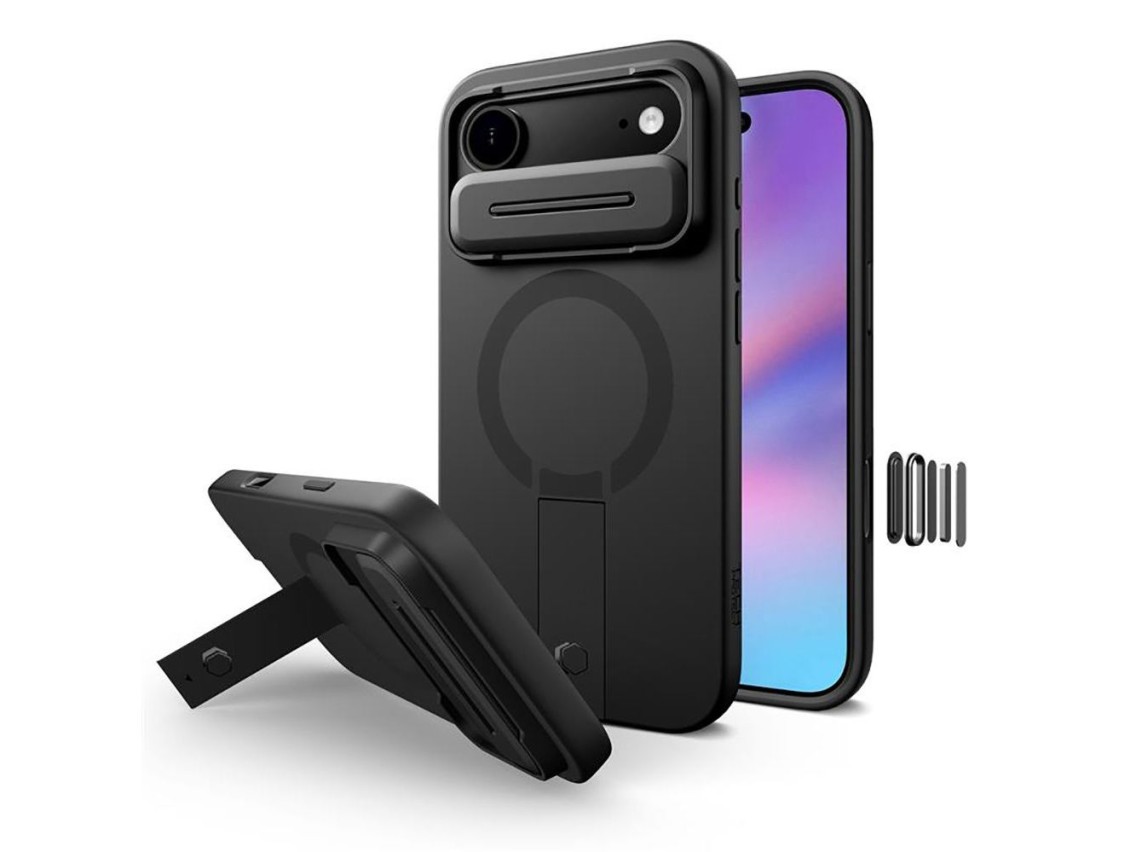 Tech-Protect Kevlar Aura MagSafe Case for iPhone Air - Black