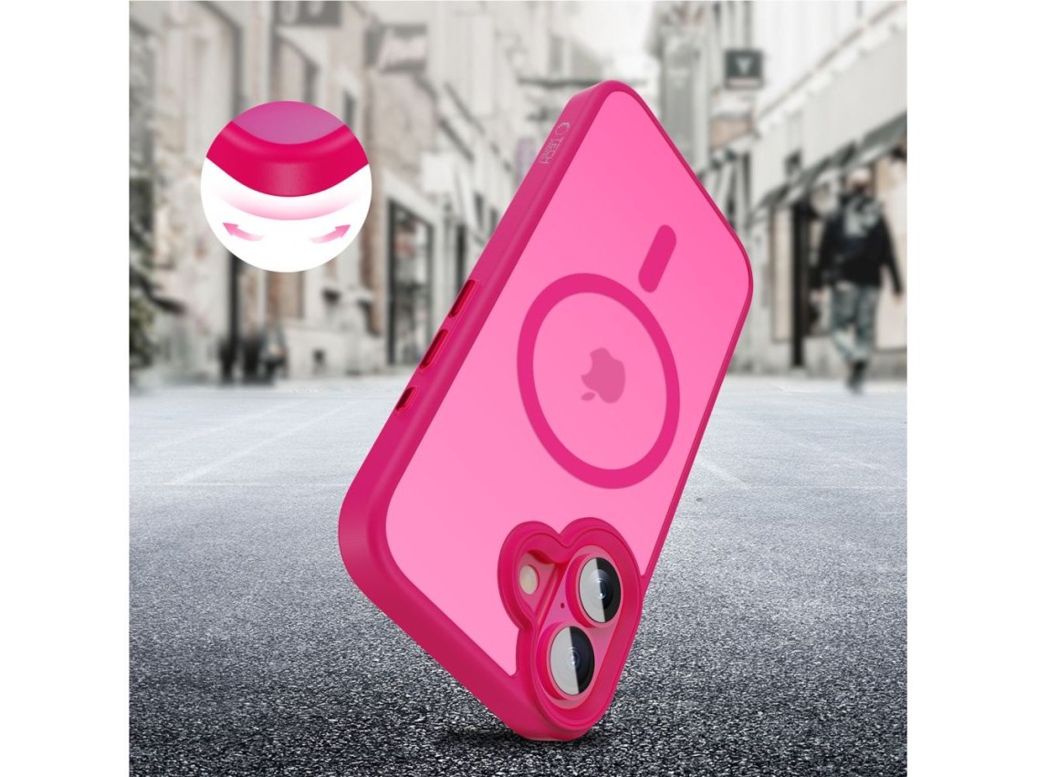 Tech-Protect MagMat MagSafe Case for iPhone 16 - Pink