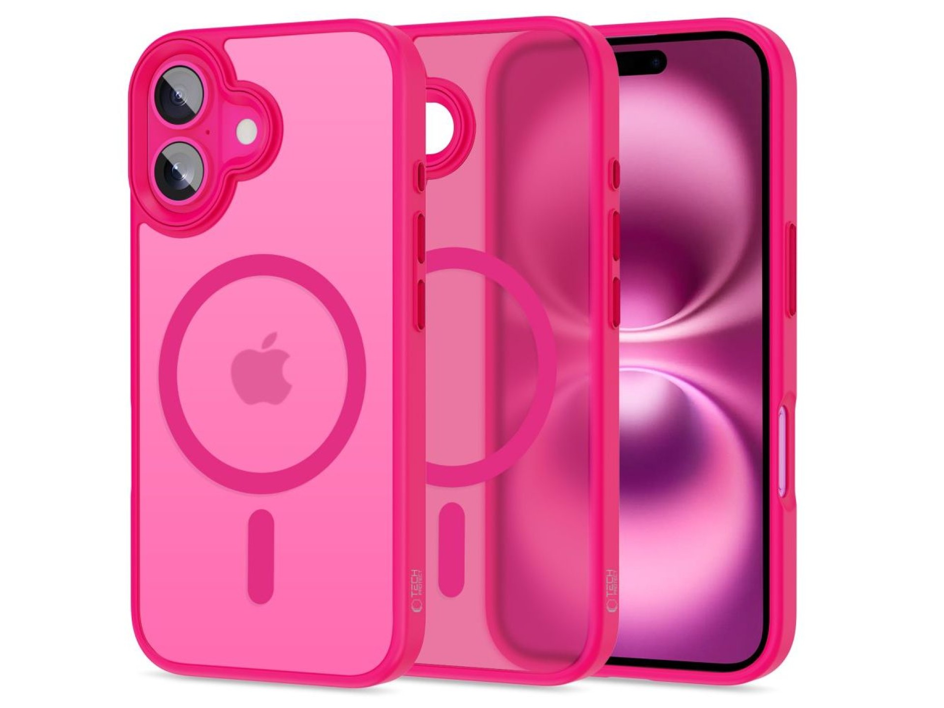 Tech-Protect MagMat MagSafe Case for iPhone 16 - Pink