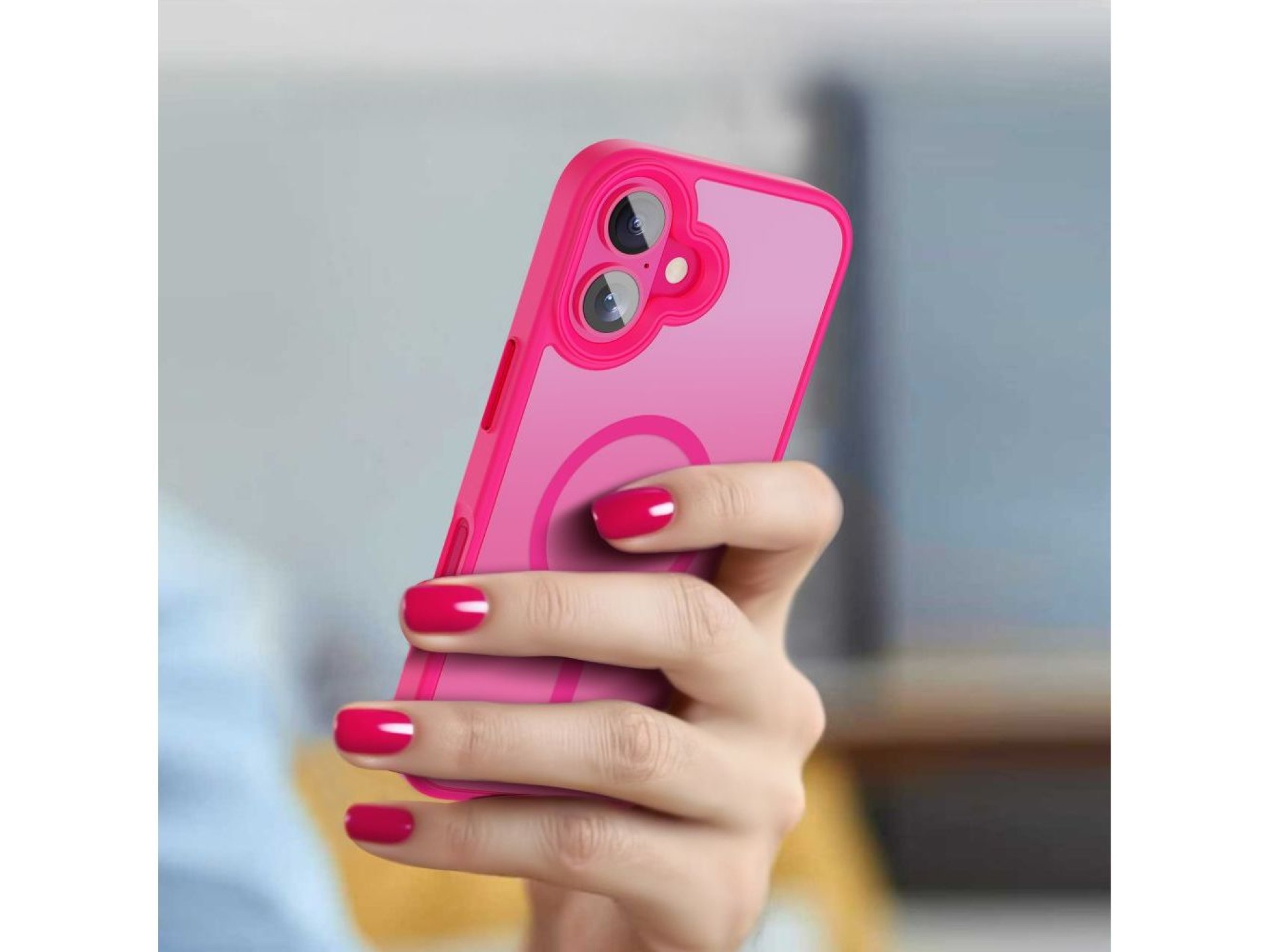 Tech-Protect MagMat MagSafe Case for iPhone 16 - Pink