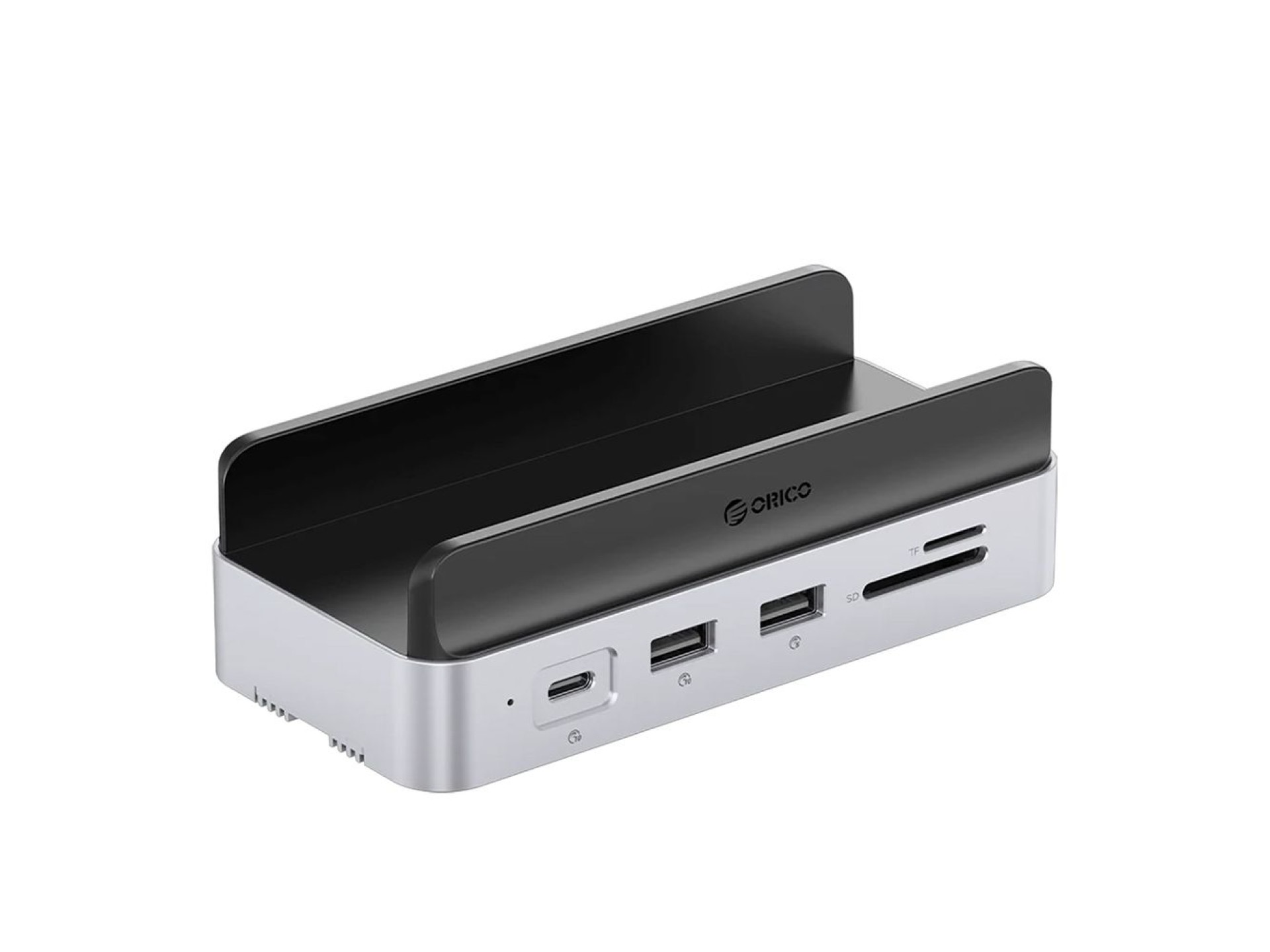 Orico MiniDock 10-in-1 Docking Station with SSD Hard Drive Bay - Silver