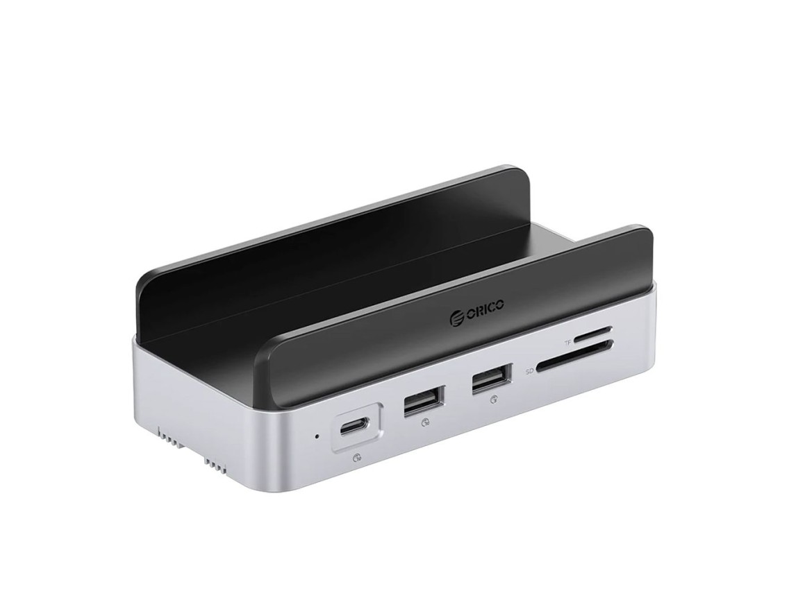 Orico MiniDock 10-in-1 Docking Station with SSD Hard Drive Bay - Silver