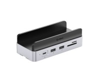 Orico MiniDock 10-in-1 Docking Station with SSD Hard Drive Bay - Silver Orico MiniDock 10-in-1 Docking Station with SSD Hard Drive Bay - Silver