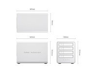 Orico 8848U4 DAS Series 4-Bay M.2 NVMe SSD Disk Array - White