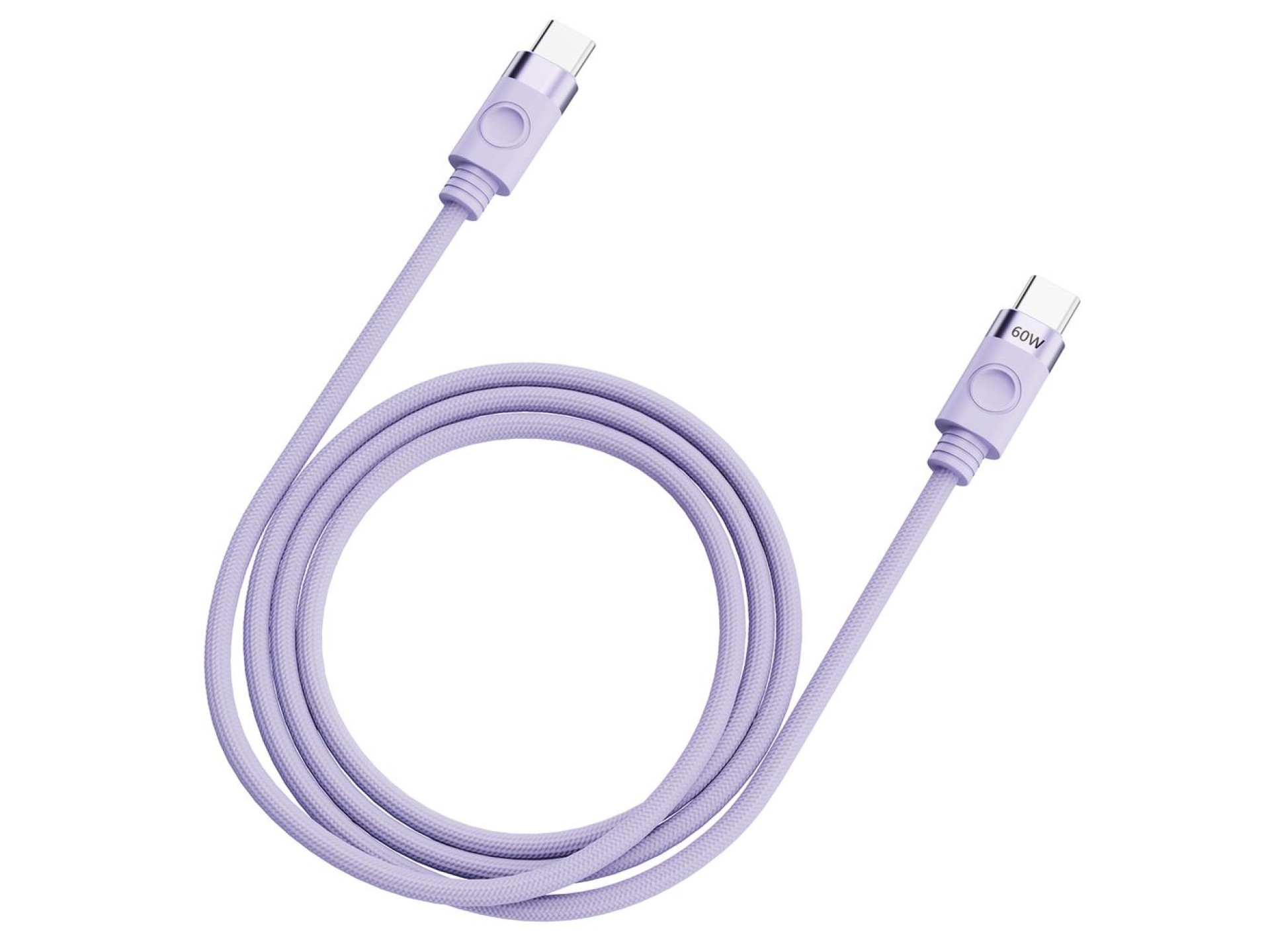 Orico CDX 60W 3A Power Delivery USB-C - Cable USB-C de 1 m - Morado