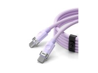 Orico CDX 60W 3A Power Delivery USB-C - USB-C 1m Cable - Purple