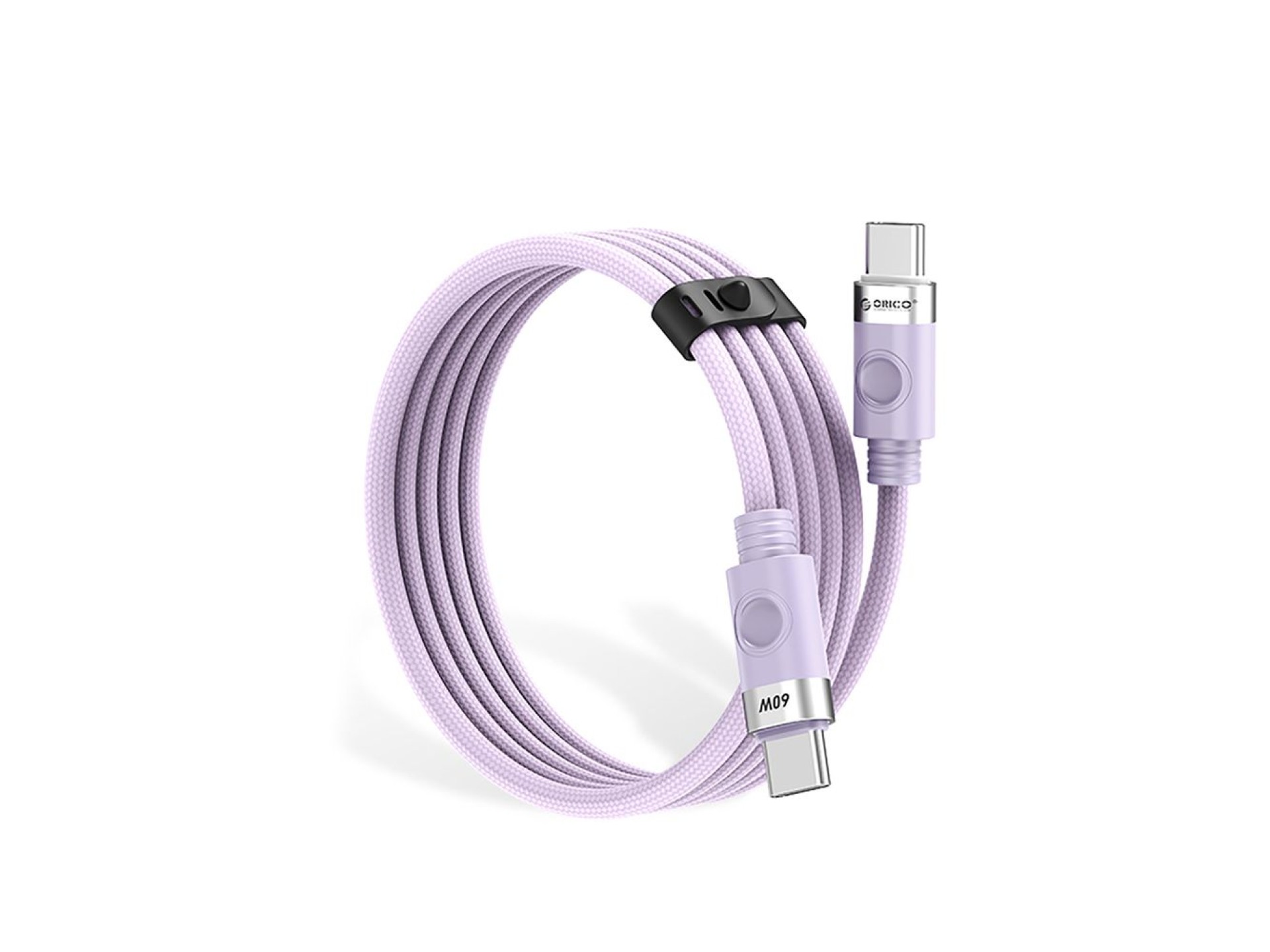 Orico CDX 60W 3A Power Delivery USB-C - Cable USB-C de 1 m - Morado