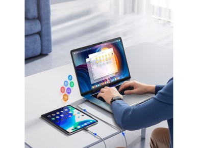 Orico CDX 100W 5A Power Delivery USB-C - Cabo USB-C de 1m - Branco Orico CDX 100W 5A Power Delivery USB-C - Cabo USB-C de 1m - Branco