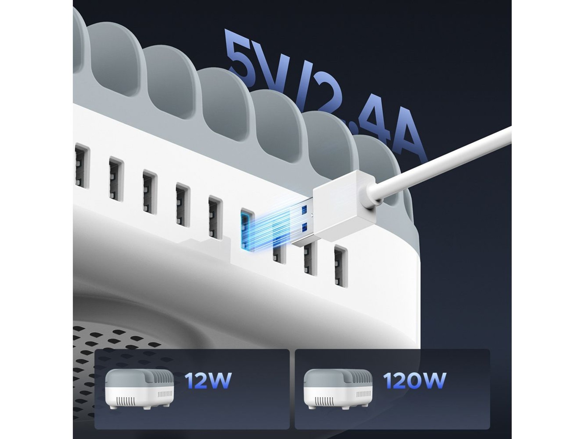 Orico DUK-10P-V1 Smart Charging Station 10 x USB-A - White