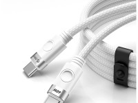 Orico CDX 60W 3A Power Delivery USB-C - Cable USB-C de 1 m - Blanco