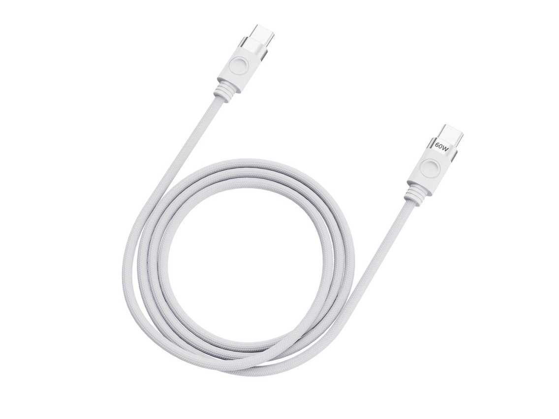 Orico CDX 60W 3A Power Delivery USB-C - Cable USB-C de 1 m - Blanco