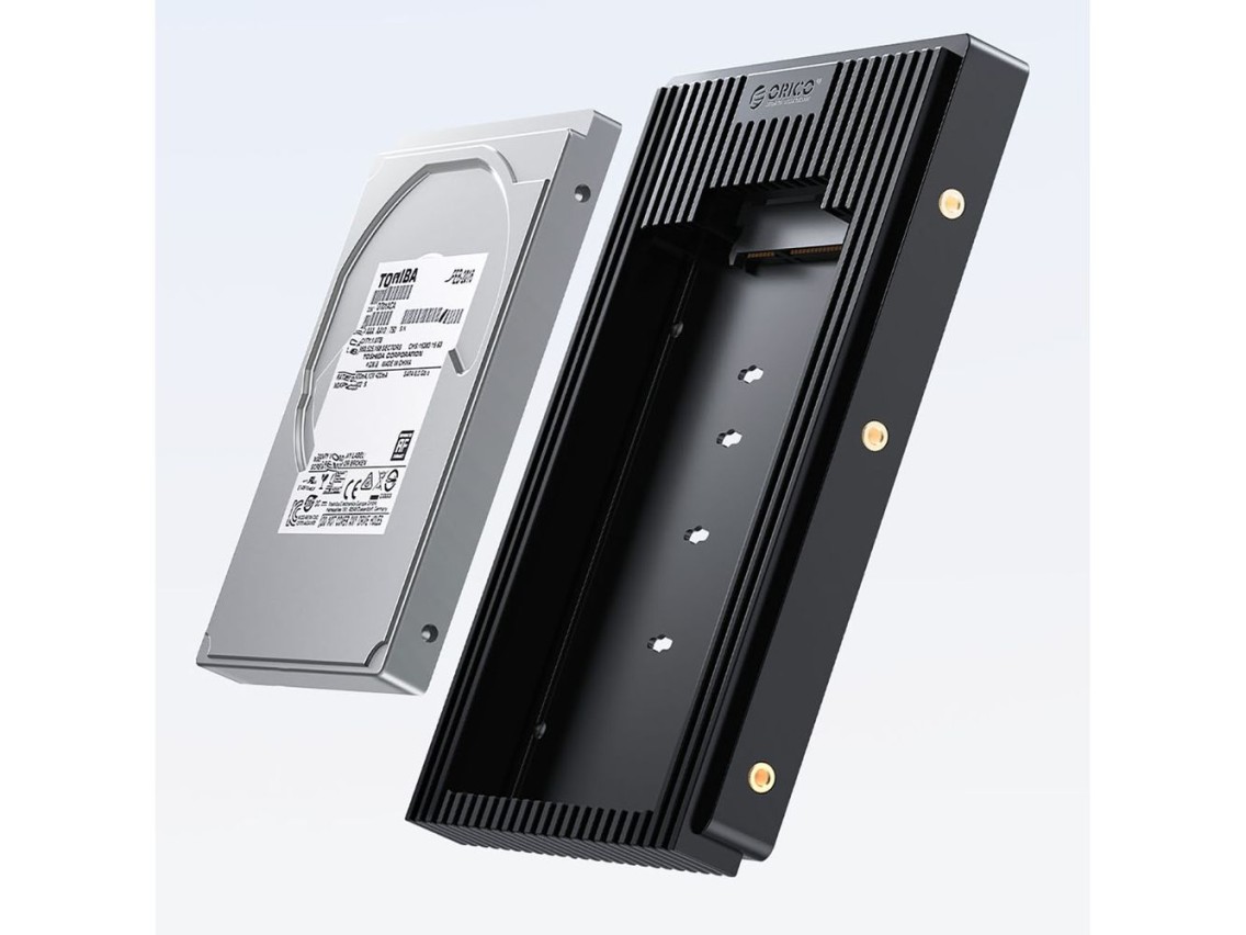 Adaptador de unidad Orico D2SS-6G, convertidor de 2,5" a 3,5" - Negro