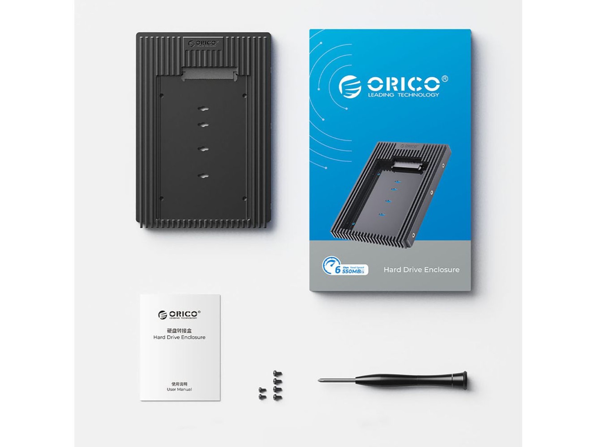 Adaptador de unidad Orico D2SS-6G, convertidor de 2,5