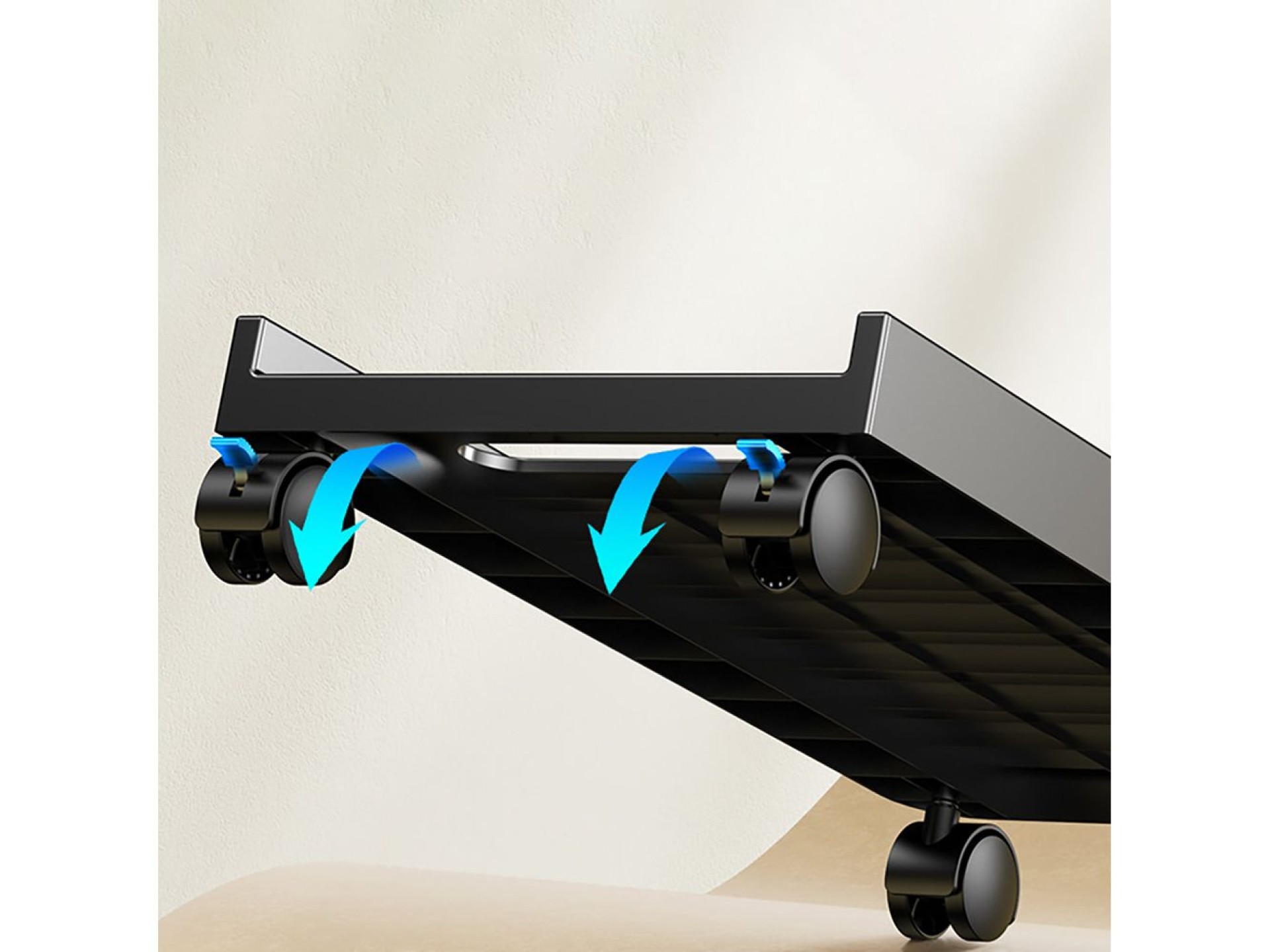 Orico CPB2 Computer Stand with Wheels - Black