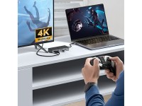 Estación de acoplamiento USB-C Orico OM28PR-G2 con ranura para unidad M.2 + 1 x USB-A 3.2 + 1 x USB- Estación de acoplamiento USB-C Orico OM28PR-G2 con ranura para unidad M.2 + 1 x USB-A 3.2 + 1 x USB-