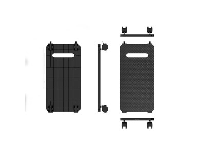 Suporte para computador Orico CPB1 com rodas - Preto