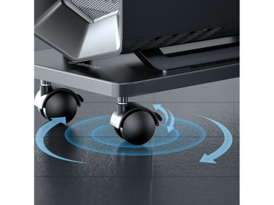 Suporte para computador Orico CPB6 com rodas - Preto