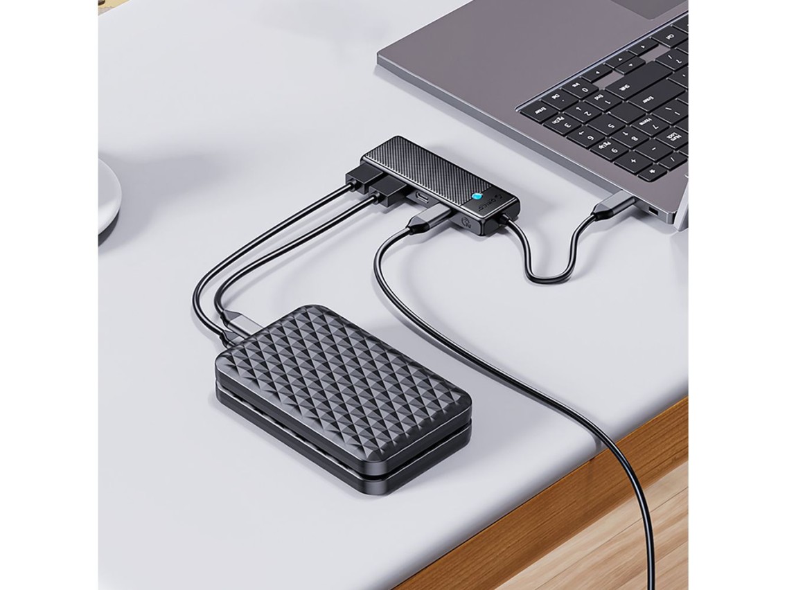 Orico PAPW4A-C3 USB-A Hub Docking Station 4x USB-A 3.0 - Black