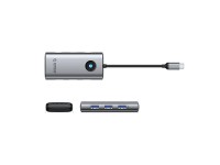 Orico PW11-6P USB-C Hub Docking Station 3x USB-A 3.0 + 1x USB-C 2.0 + 1x HDMI - Gray Orico PW11-6P USB-C Hub Docking Station 3x USB-A 3.0 + 1x USB-C 2.0 + 1x HDMI - Gray
