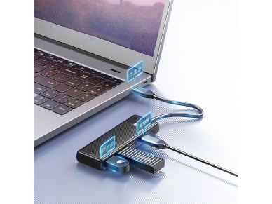 Orico PAPW4A-C3 USB-A Hub Docking Station 4x USB-A 3.0 - Black