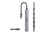 Estación de acoplamiento Orico YSB4-U2 USB-A/USB-C con 2 puertos USB-A 2.0, 1 puerto USB-A 3.0, 1 pu Estación de acoplamiento Orico YSB4-U2 USB-A/USB-C con 2 puertos USB-A 2.0, 1 puerto USB-A 3.0, 1 pu