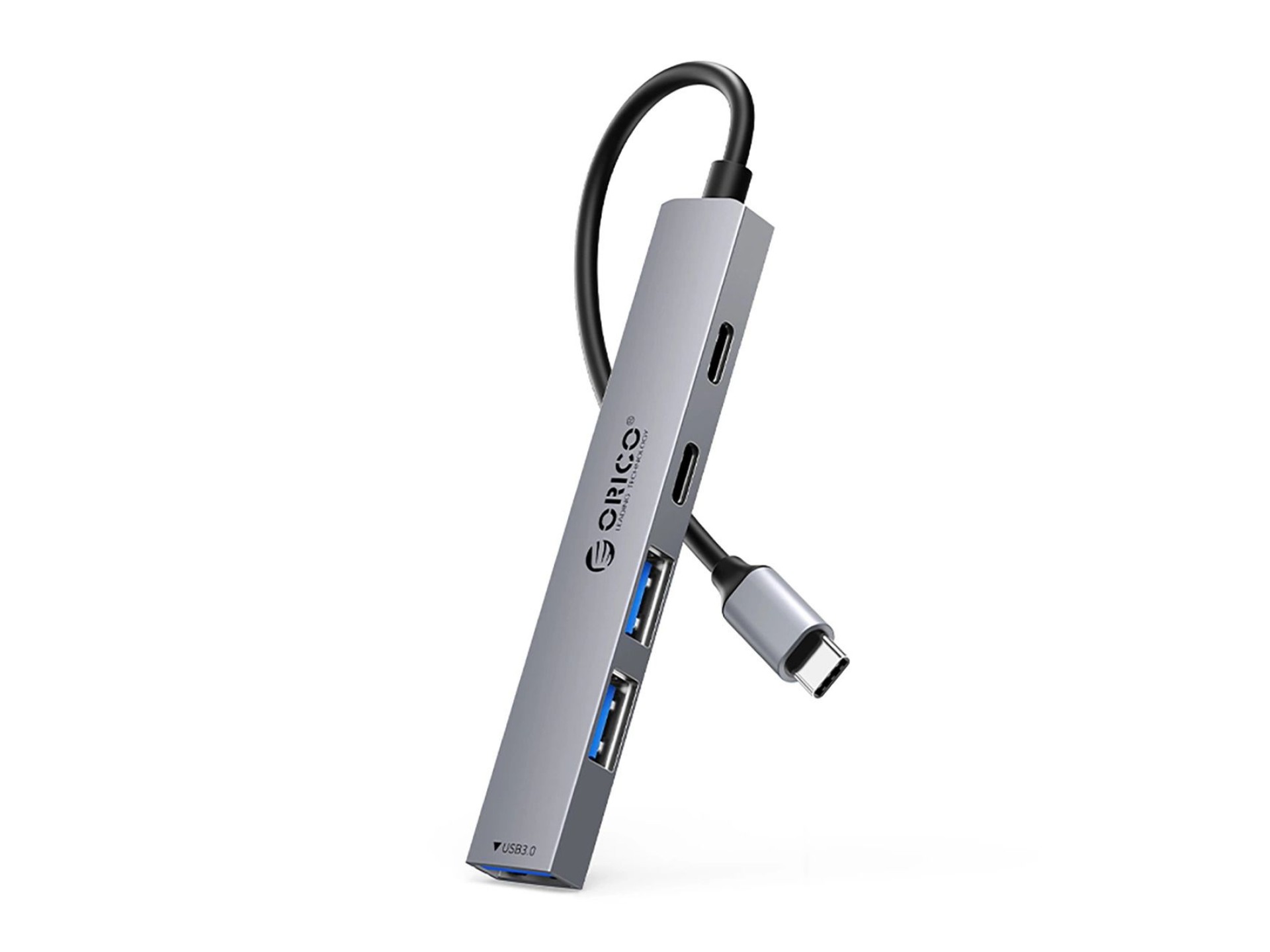 Estación de acoplamiento Orico YSB4-U2 USB-A/USB-C con 2 puertos USB-A 2.0, 1 puerto USB-A 3.0, 1 pu