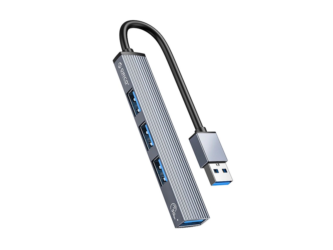 Orico AH-A13 USB-A Hub Docking Station 1x USB-A 3.0 + 3x USB-A 2.0 - Gray